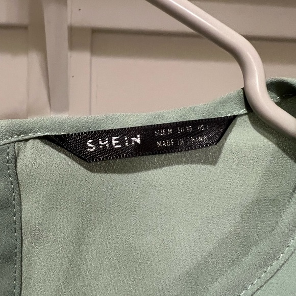 SHEIN mint green blouse - Picture 3 of 6